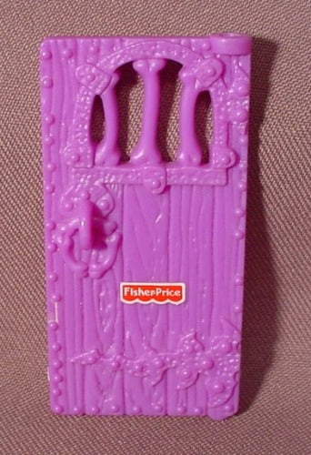 Fisher Price Imaginext Ornate Purple Door With Bone Bars In Arched