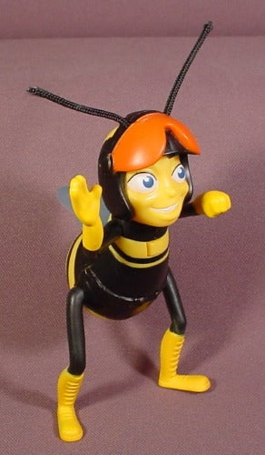 Mcdonalds 2007 Bee Movie Talking Pollen Jock Barry Figure Toy, Says