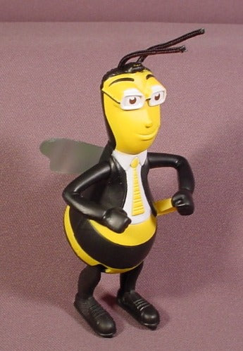 Mcdonalds 2007 Bee Movie Flayman Figure Toy, Wind Him Up & He Dance