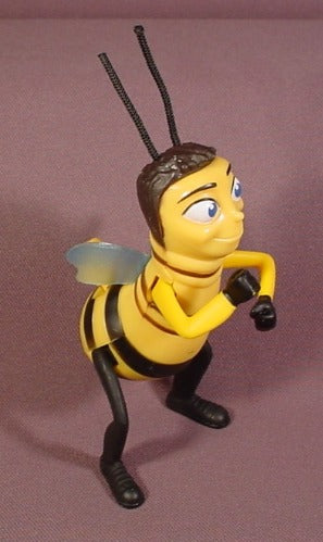 Mcdonalds 2007 Bee Movie Barry B Benson Figure Toy, Wind Up & He Da