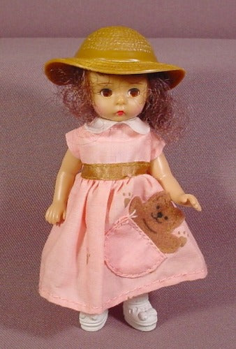 Mcdonalds 2002 Madame Alexander Doll Teddy Bear Girl, 5" Tall