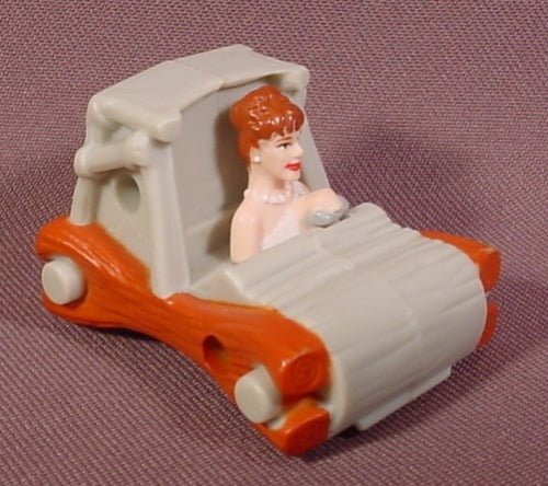 Flintstones Wilma In Car Toy, 2" Long, Hanna-Barbera