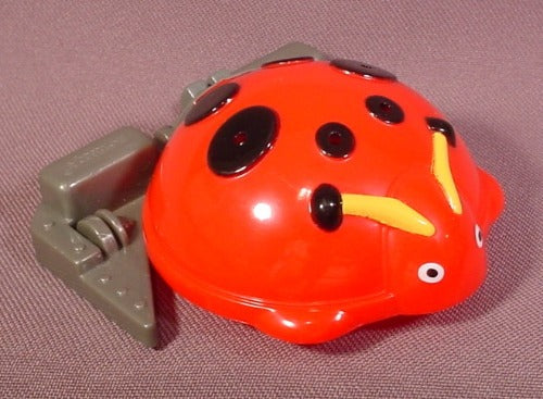 Mcdonalds 2002 Battlebots #2, Pull Back Toy With Lady Bug Top, 3 1/
