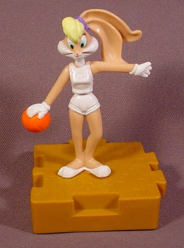 Mcdonalds 1996 Looney Tunes Space Jam Lola Bunny Toy, 4" Tall, Figu