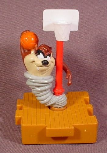 Mcdonalds 1996 Looney Tunes Space Jam Taz Tasmanian Devil Toy, 4" T