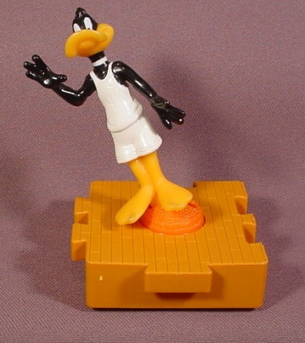 Mcdonalds 1996 Looney Tunes Space Jam Daffy Duck Toy, 3 5/8" Tall,