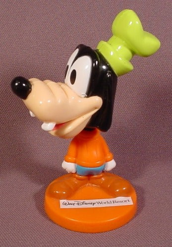 Walt Disney World Goofy Bobble Head Figure Toy, 3 3/4" Tall, Kellog
