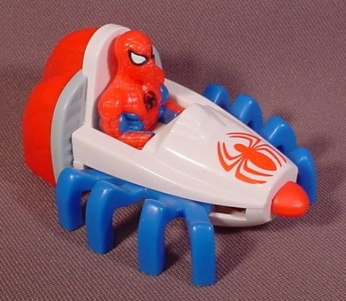 Mcdonalds 1995 Marvel Spiderman In Spider Vehicle, 3 3/8" Long