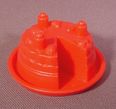 Disney Winnie The Pooh Red Plastic Cake Slice Removed Playset Acces