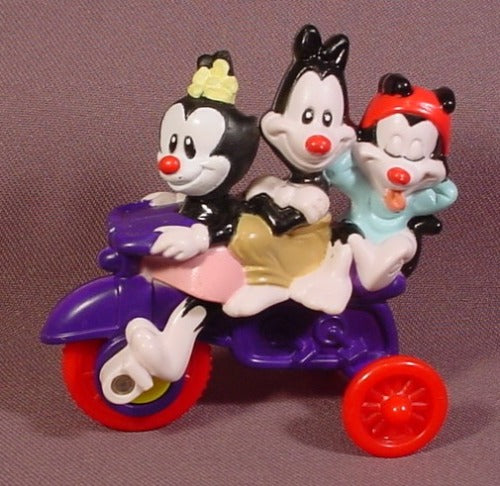Mcdonalds 1993 Animaniacs Bicycle Built For Trio Toy