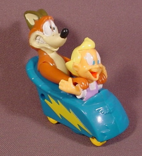 Mcdonalds 1993 Animaniacs Mindy & Buttons Wild Ride Toy