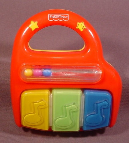Fisher Price Sparkling Symphony Hand Held Piano Toy, #71975, 4 1/2"