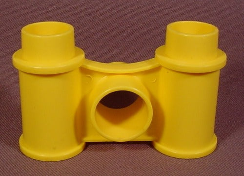 Fisher Price Yellow Double Connector For #604 Crazy Combo Horn Set