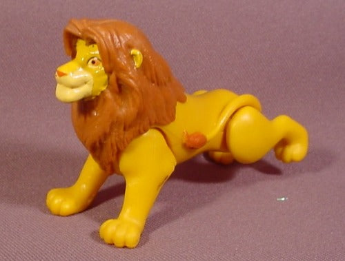 Disney The Lion King Simba Figure, 3 1/2" Long, 1996 McDonalds