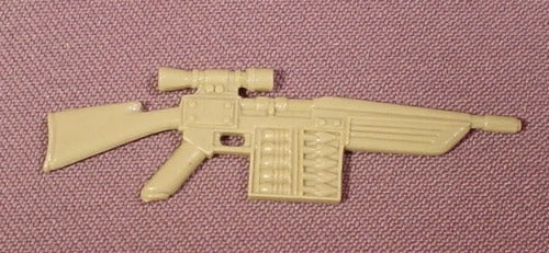 Gi Joe Tan Auto Arrow Launcher Weapon From 1985 Accessory Pack #3,