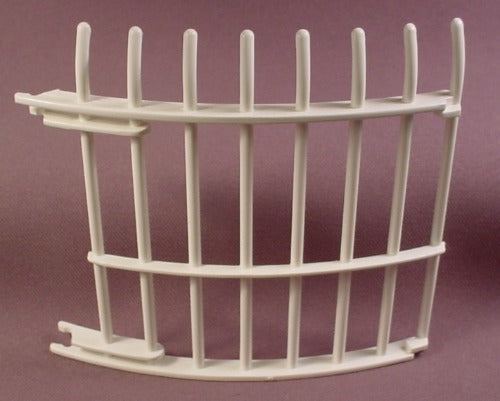 Playmobil White Curved Cage Section, 3517X 3727, Lion Tamer Circus