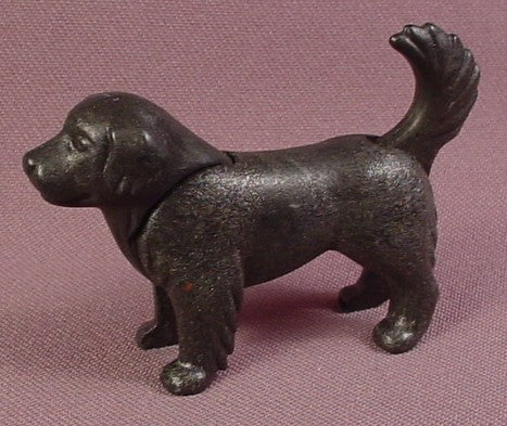 Playmobil Black Newfoundland Dog Animal Figure, 3055 3285 3627 3716