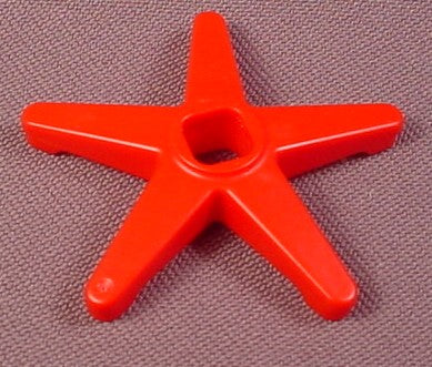 Playmobil Red 5 Legged Stand Or Base For A Clothes Dryer Pole