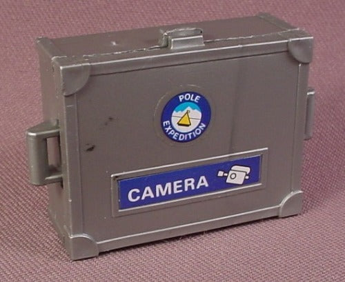 Playmobil Silver Gray Movie Camera Case With A Lid That Opens