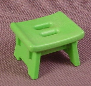 Playmobil Green Square Stool With Solid Side Legs