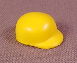 Playmobil Yellow Child Size Hat Or Helmet With Short Bill