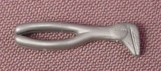 Playmobil Silver Gray Dentist Tool, Angled Pliers, 3762 3927