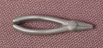 Playmobil Silver Gray Dentist Tool, Pliers