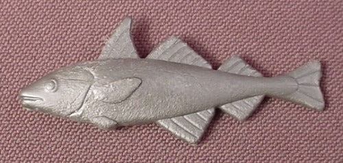 Playmobil Silver Gray Tuna Fish Animal Figure