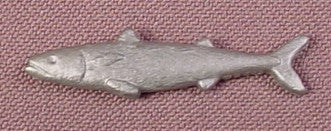 Playmobil Silver Gray Cod Or Trout Fish Animal Figure