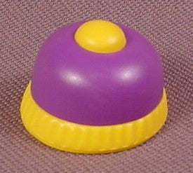 Playmobil Yellow & Purple Toque Hat With Pom Pom, 3059 3683 3843, S