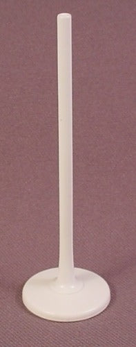 Playmobil White Tall Post Or Stand For A Clip On Sign
