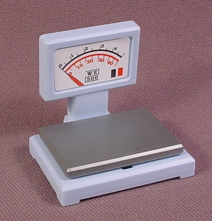 Playmobil Light Blue Weigh Scale With Pad & Sticker, 3202 3634 7780