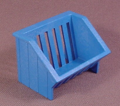 Playmobil Blue Feeding Trough Or Hay Bin, Feeder, 3119 4167