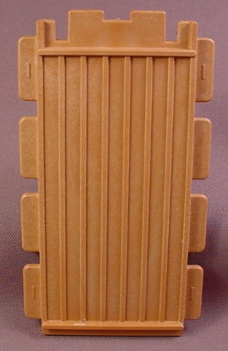 Playmobil Brown Wood Wooden Wall, 1 Unit Wide