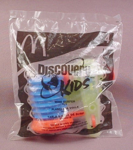 Mcdonalds 2007 Discovery Kids Wind Surfer Toy Sealed In Original Ba