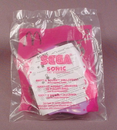 Mcdonalds 2004 Sega Sonic Amy & Rouge Volleyball Electronic Toy Sea