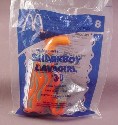 Mcdonalds 2005 Sharkboy & Lava Girl Lava Squirter Toy, Sealed, #8