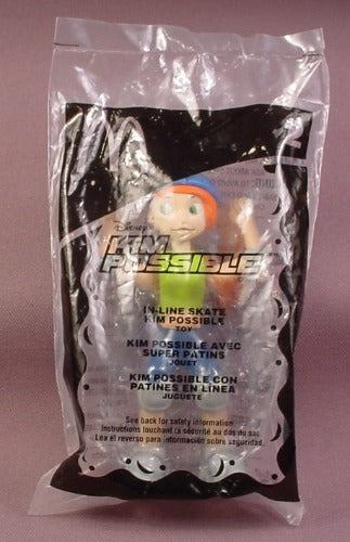 Mcdonalds 2003 Disney In-Line Skate Kim Possible Toy, Sealed, #2