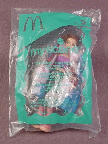 Mcdonalds 2004 My Scene Barbie Chelsea Toy, Sealed In Original Bag,
