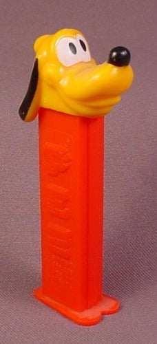 Pez Disney Pluto, Pez Candy Dispenser, Made In Hungary, 49, Red Ste