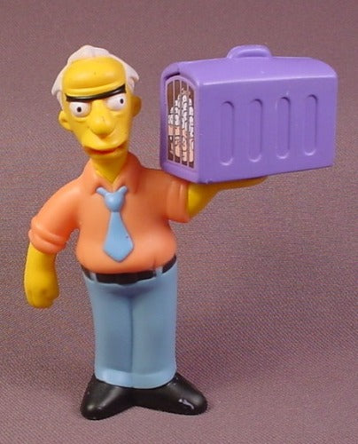 The Simpsons Russ Cargill Talking Figure, 3 3/4" Tall, 2007 Burger