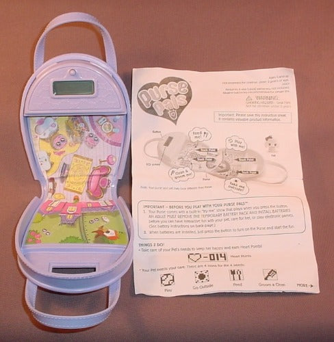 Purse Pals Playset With Instructions Does Not Come Any Animal Pals
