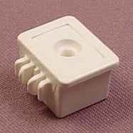 Playmobil White Square Flower Box That Clips Onto A Pole