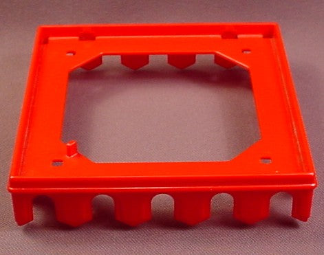 Playmobil Red Square Tent Top With Pointed Or Scalloped Trim, 4273