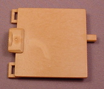 Playmobil Brown Rectangular Trap Door With Rod Hinges For Clips