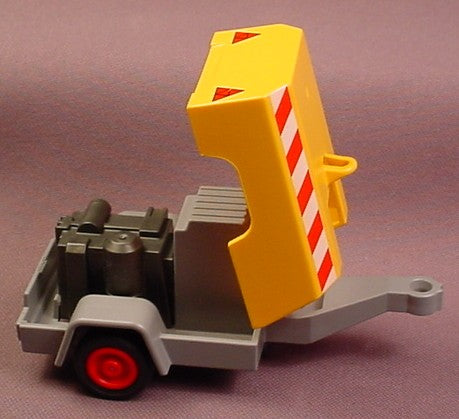 Playmobil Yellow & Gray Portable Construction Compressor Or Generat