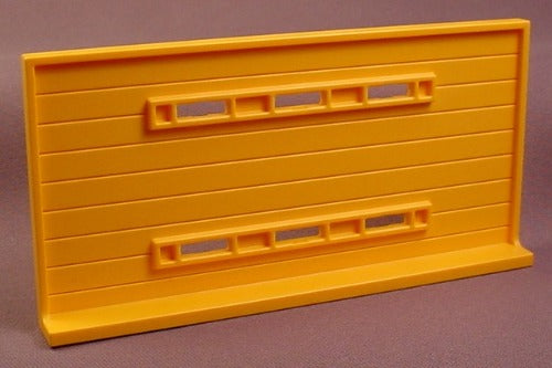 Playmobil Yellow Orange Solid High Stable Wall With Holes To Attach