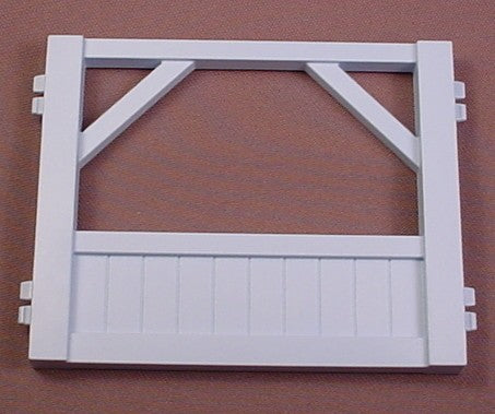 Playmobil Light Blue Low Solid Wall Panel With Diagonal Braces