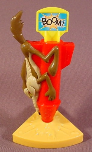 Looney Tunes Ii Action Pen & Base, Wyle E. Coyote, 2001 Wendy's, "B