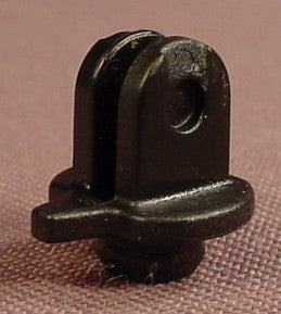 Playmobil Black Hinge With 2 Pins & A System X Plug, Has A Small Point On One Side, 5149, 30 23 5552